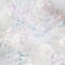 Iridescent Tinsel Christmas Wreath with Plastic Ornaments Shimmering Holiday Wall Décor